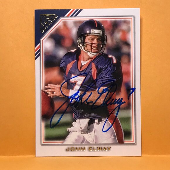2024 Topps Composite NFL - John Elway #380 - Denver Broncos SIGN AUTOGRAPH - Picture 1 of 2